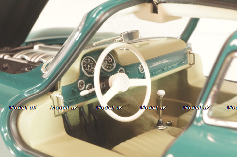 Mercedes-Benz 300 SL Gullwing (W198) 1954, green, 183851, Norev 1:18