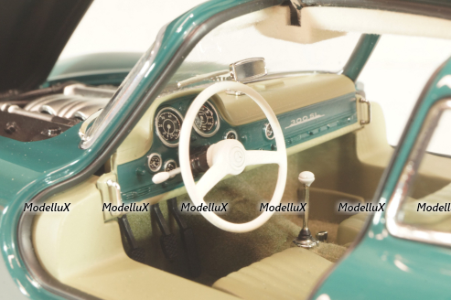 Mercedes-Benz 300 SL Gullwing (W198) 1954, green, 183851, Norev 1:18