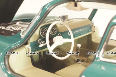 Mercedes-Benz 300 SL Gullwing (W198) 1954, green, 183851, Norev 1:18