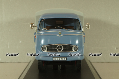 Mercedes-Benz L319 truck "Daimler-Benz AG" 1955, blue, B66045854, NZG 1:43