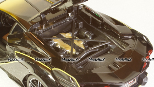 Lamborghini Sian FKP 37 2020 (Yellow Fade Color), 11100, Burago 1:18