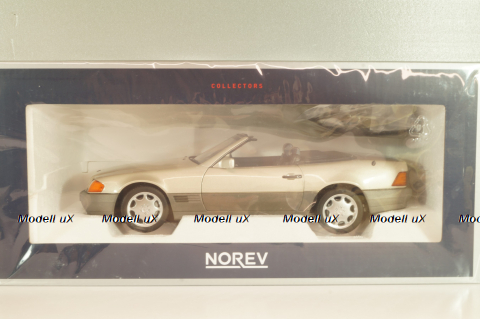Mercedes-Benz 500 SL (R129) 1989, silver, 183719, Norev 1:18