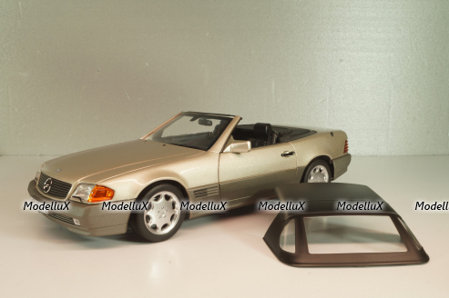 Mercedes-Benz 500 SL (R129) 1989, silver, 183719, Norev 1:18
