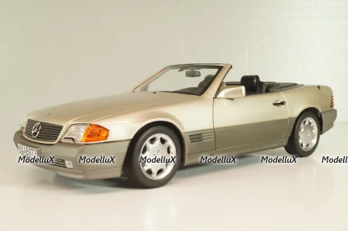 Mercedes-Benz 500 SL (R129) 1989, silver, 183719, Norev 1:18