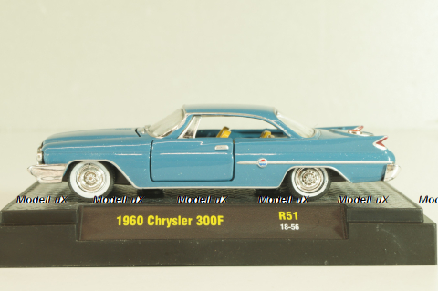 Chrysler 300F 1960, blue, 32500-R51, M2 1:64