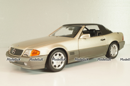 Mercedes-Benz 500 SL (R129) 1989, silver, 183719, Norev 1:18