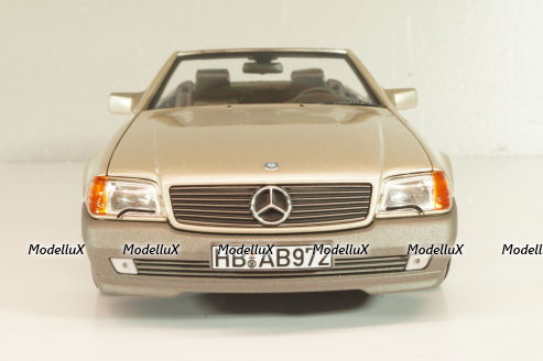 Mercedes-Benz 500 SL (R129) 1989, silver, 183719, Norev 1:18