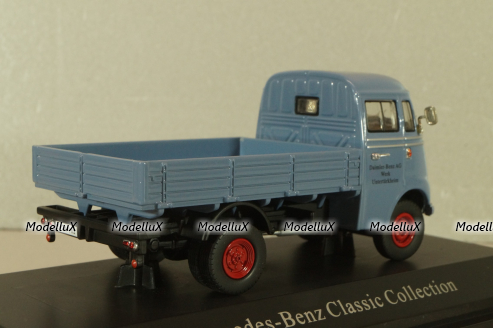 Mercedes-Benz L319 truck "Daimler-Benz AG" 1955, blue, B66045854, NZG 1:43