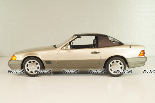 Mercedes-Benz 500 SL (R129) 1989, silver, 183719, Norev 1:18