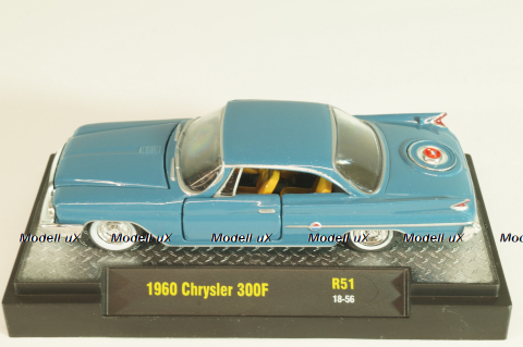Chrysler 300F 1960, blue, 32500-R51, M2 1:64