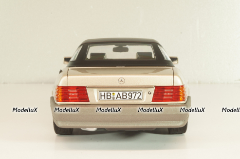 Mercedes-Benz 500 SL (R129) 1989, silver, 183719, Norev 1:18