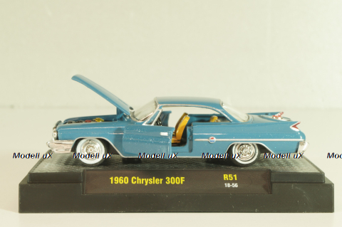 Chrysler 300F 1960, blue, 32500-R51, M2 1:64