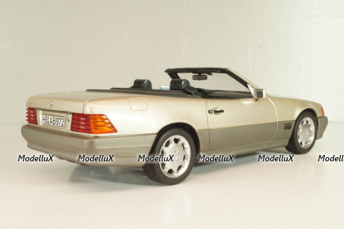 Mercedes-Benz 500 SL (R129) 1989, silver, 183719, Norev 1:18