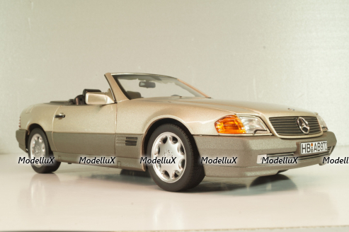 Mercedes-Benz 500 SL (R129) 1989, silver, 183719, Norev 1:18