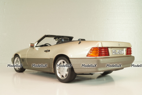 Mercedes-Benz 500 SL (R129) 1989, silver, 183719, Norev 1:18