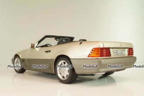 Mercedes-Benz 500 SL (R129) 1989, silver, 183719, Norev 1:18