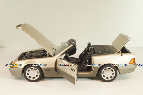 Mercedes-Benz 500 SL (R129) 1989, silver, 183719, Norev 1:18