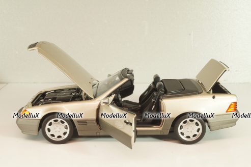 Mercedes-Benz 500 SL (R129) 1989, silver, 183719, Norev 1:18