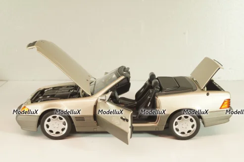 Mercedes-Benz 500 SL (R129) 1989, silver, 183719, Norev 1:18