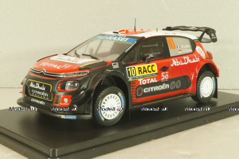 Citroen C3 WRC #10 Rally RACC Catalunya-Costa Daurada 2018, Loeb/Elena, G113U002, WRC Collection, Hachette 1:24