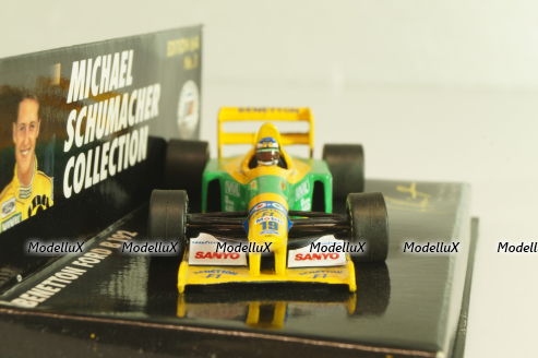 Benetton Ford B M.Schumacher, SPA 30 August 1992,  F1,MSC641100, Minichamps 1:64