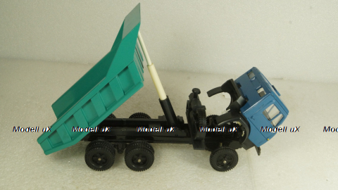 Камаз-5511 самосвал, синий/зеленый, Арек 1:43