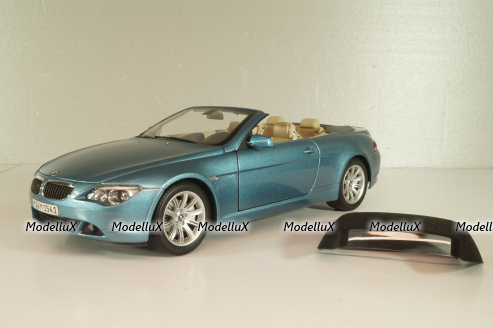 BMW 645Ci Cabrio (E64) 2004, blue, 80430153440, Kyosho 1:18