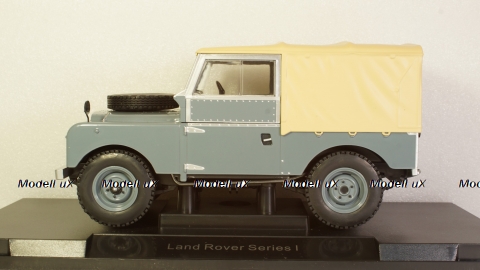 Land Rover Series I dark grey canopy closed 1957, MCG18178, MCG 1:18