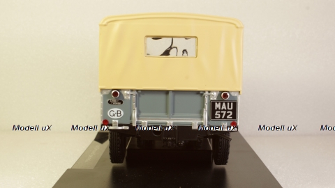 Land Rover Series I dark grey canopy closed 1957, MCG18178, MCG 1:18