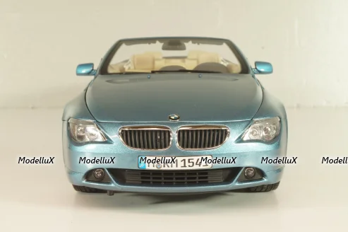 BMW 645Ci Cabrio (E64) 2004, blue, 80430153440, Kyosho 1:18