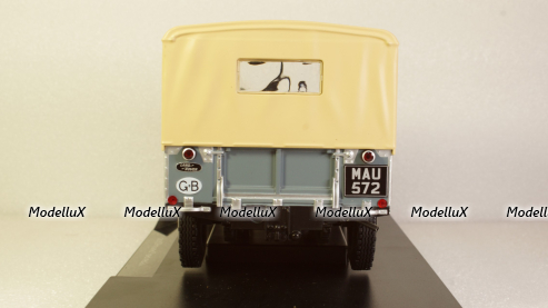 Land Rover Series I dark grey canopy closed 1957, MCG18178, MCG 1:18