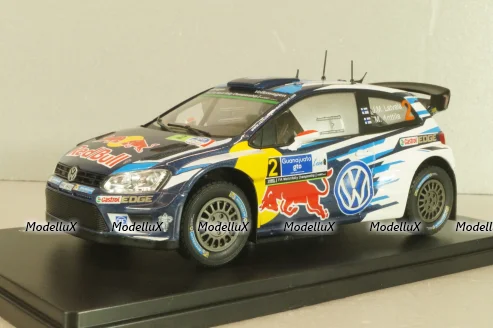 Volkswagen Polo R WRC #2, Winner Rally Guanajuato Mexico 2016, Latvala/Anttila, WRC Collection, Hachette #64, 1:24 Блистер треснут!