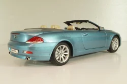 BMW 645Ci Cabrio (E64) 2004, blue, 80430153440, Kyosho 1:18