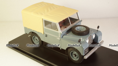 Land Rover Series I dark grey canopy closed 1957, MCG18178, MCG 1:18
