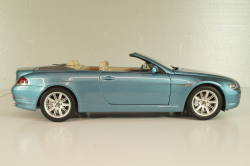 BMW 645Ci Cabrio (E64) 2004, blue, 80430153440, Kyosho 1:18