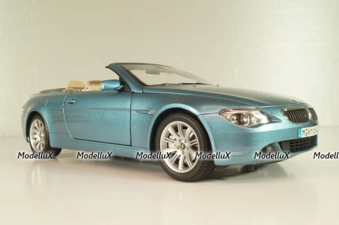 BMW 645Ci Cabrio (E64) 2004, blue, 80430153440, Kyosho 1:18