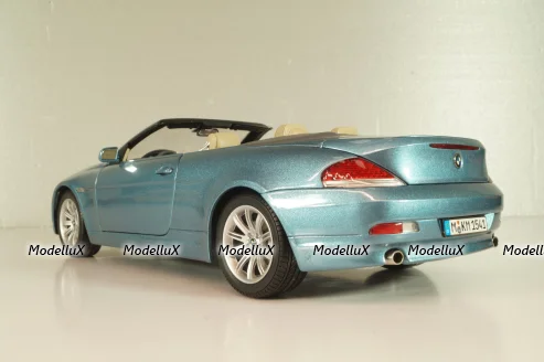 BMW 645Ci Cabrio (E64) 2004, blue, 80430153440, Kyosho 1:18
