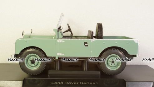Land Rover series I 1957 light green (without canopy), MCG18180, MCG 1:18