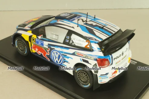 Volkswagen Polo R WRC #2, Winner Rally Guanajuato Mexico 2016, Latvala/Anttila, WRC Collection, Hachette #64, 1:24 Блистер треснут!