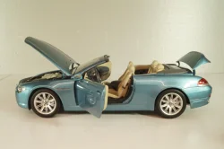BMW 645Ci Cabrio (E64) 2004, blue, 80430153440, Kyosho 1:18