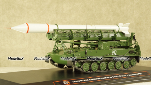 ПТ-76Б Тактический ракетный комплекс 2п16 "Луна" с ракетой 3Р10, TruckTyr 1:43