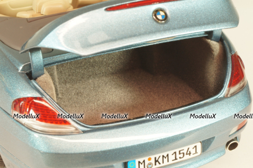 BMW 645Ci Cabrio (E64) 2004, blue, 80430153440, Kyosho 1:18