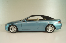 BMW 645Ci Cabrio (E64) 2004, blue, 80430153440, Kyosho 1:18