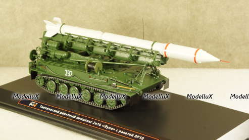 ПТ-76Б Тактический ракетный комплекс 2п16 "Луна" с ракетой 3Р10, TruckTyr 1:43