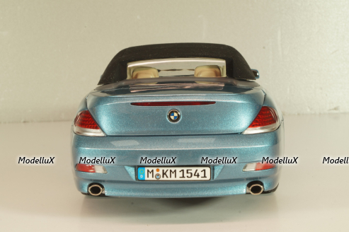 BMW 645Ci Cabrio (E64) 2004, blue, 80430153440, Kyosho 1:18