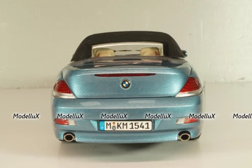 BMW 645Ci Cabrio (E64) 2004, blue, 80430153440, Kyosho 1:18