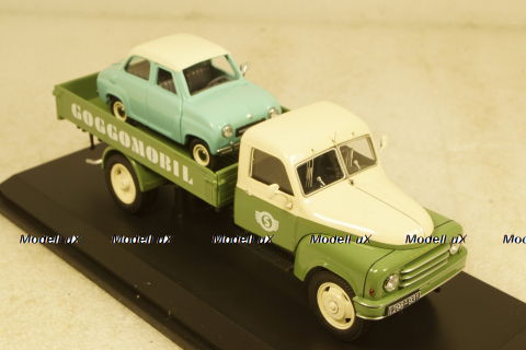 Hanomag L28 Pick Up Goggomobil Service, 02938, Schuco 1:43