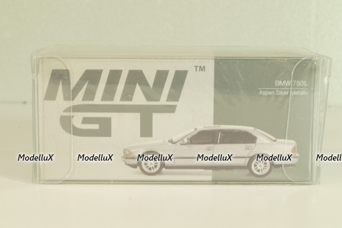 BMW 750iL (E38) 1994, silver metallic, 00792-CH, MiniGT 1:64