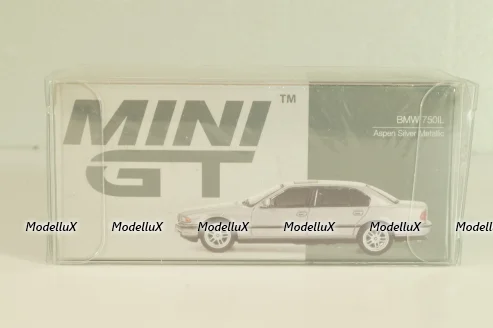 BMW 750iL (E38) 1994, silver metallic, 00792-CH, MiniGT 1:64
