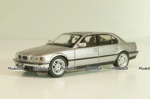 BMW 750iL (E38) 1994, silver metallic, 00792-CH, MiniGT 1:64